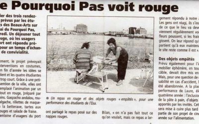 Le Pourquoi Pas voit rouge